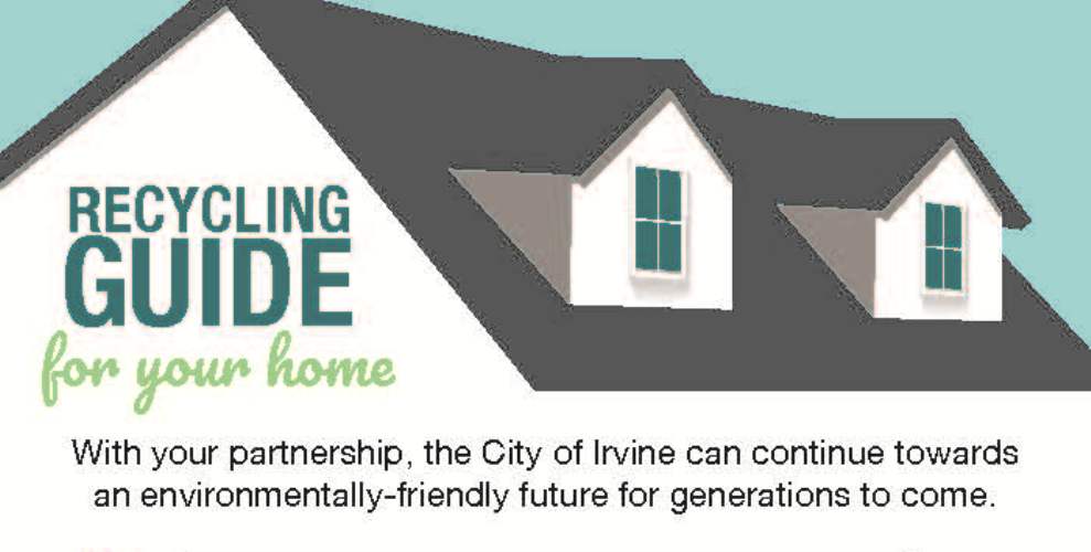 Recycling Guide for Your Home City of Irvine